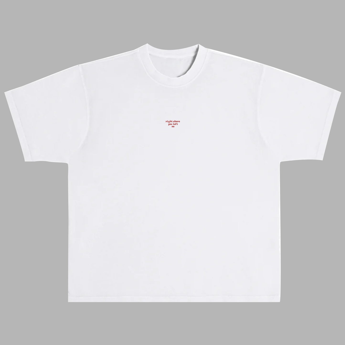 right where you left me white V2