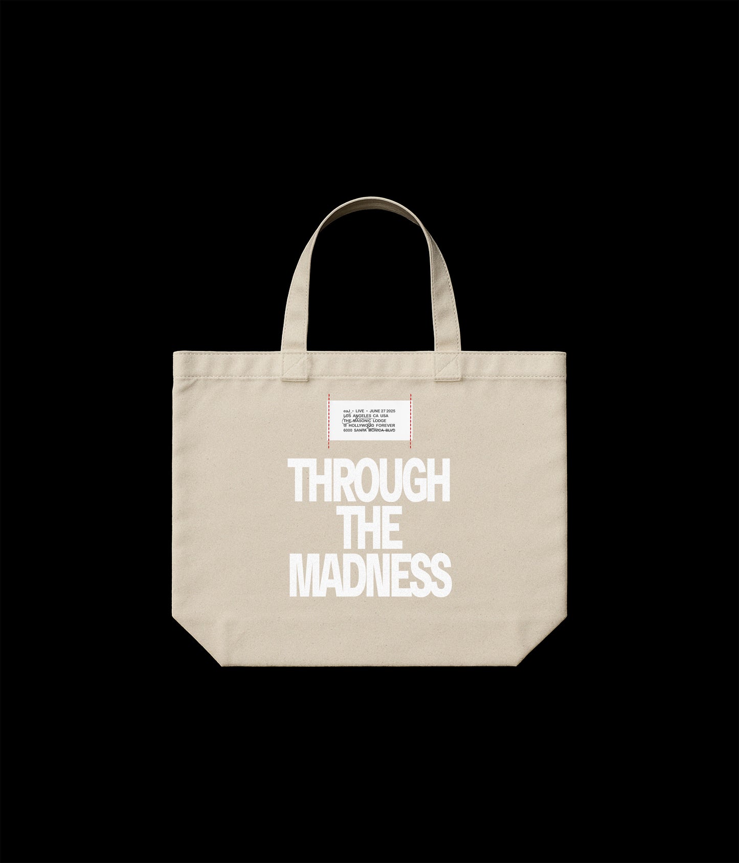 THROUGH THE MADNESS TOTE [MASONIC LODGE SHOW]