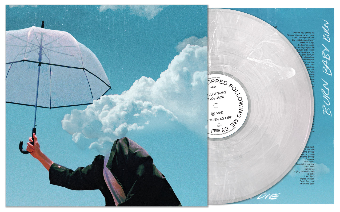 SIGNED VINYL | When The Rain Stopped Following Me [ARTIST VARIANT WHITE]