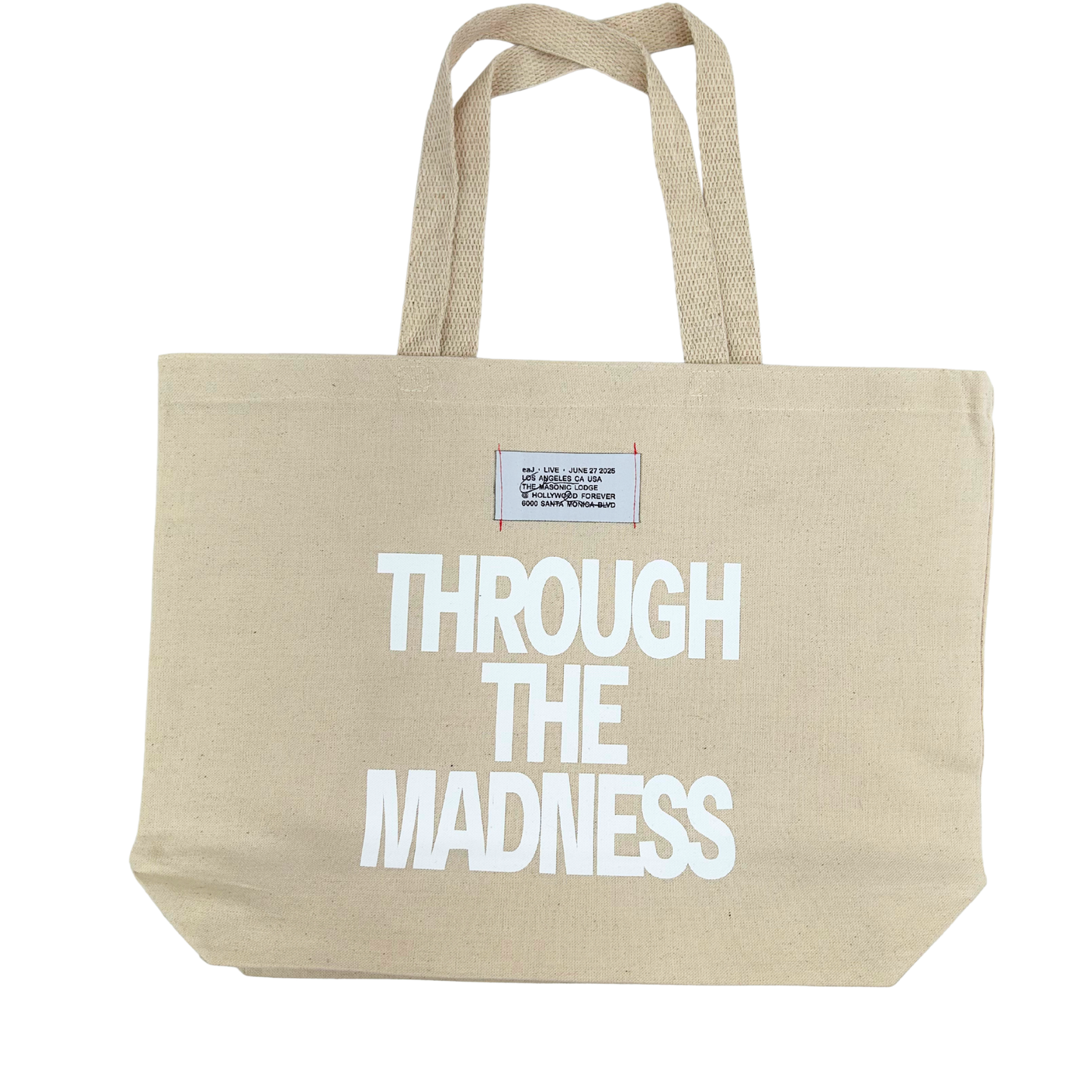 THROUGH THE MADNESS TOTE [MASONIC LODGE SHOW]