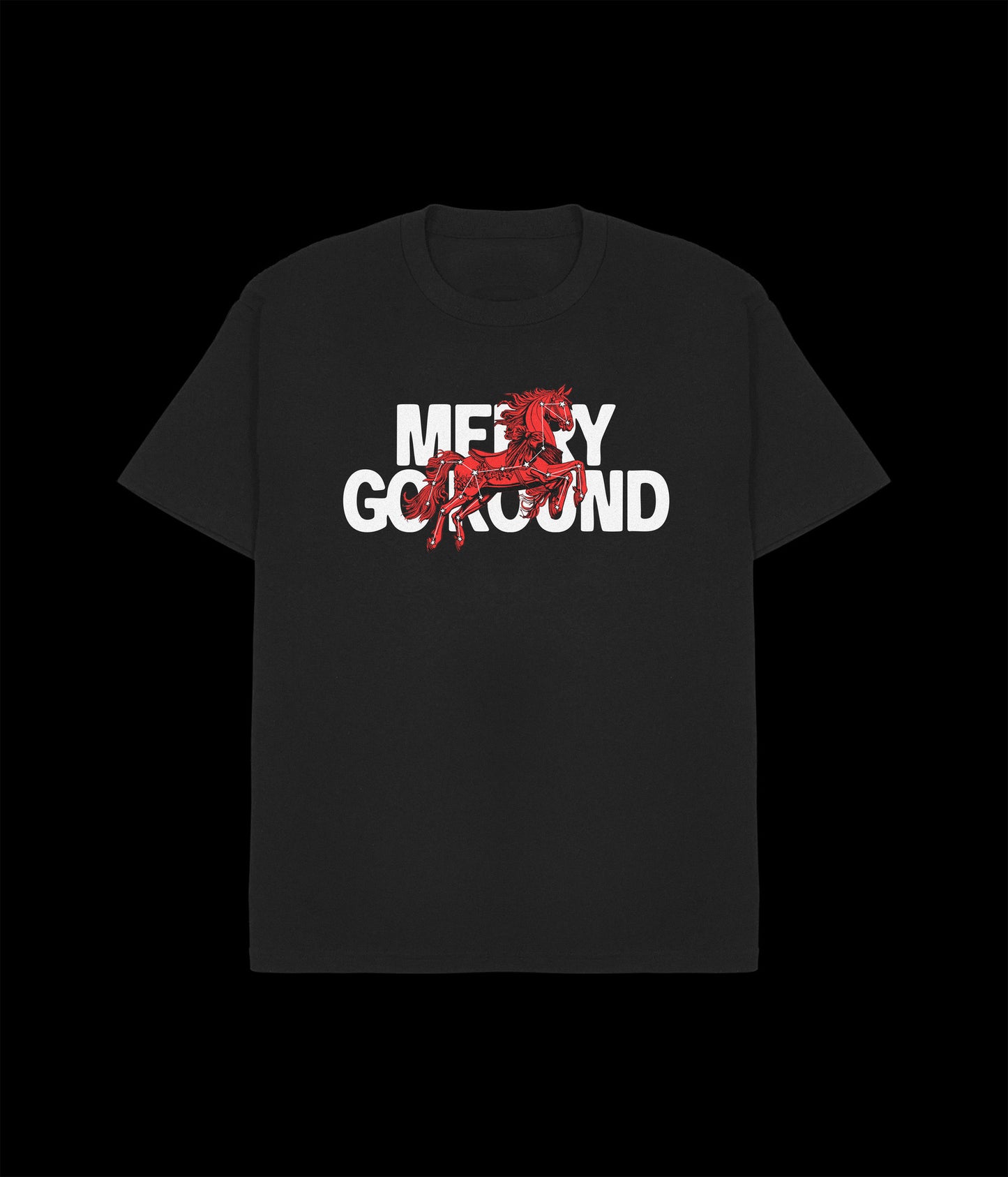 Typography Tee | BLACK [Merry Go Round '25]
