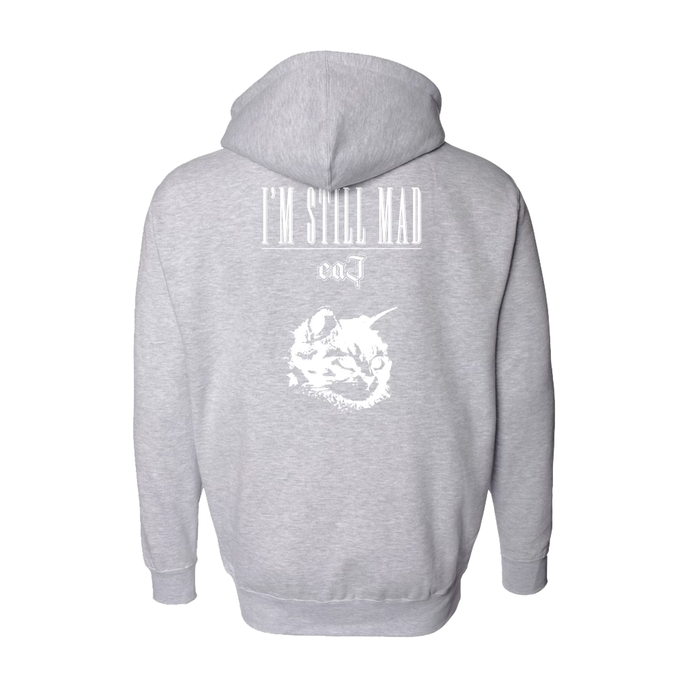 mad zip-up hoodie - heather grey